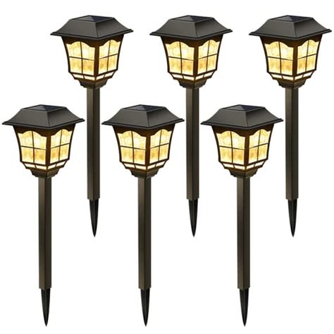 post solar lights amazon|MAGGIFT 6 Pack Solar Post Lights, 20 Lumen .